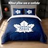 Toronto Maple Leafs Design Bed Bedding Set 1 Duvet Cover + 2 Pillowcases Soft Breathable Household Bed Linens