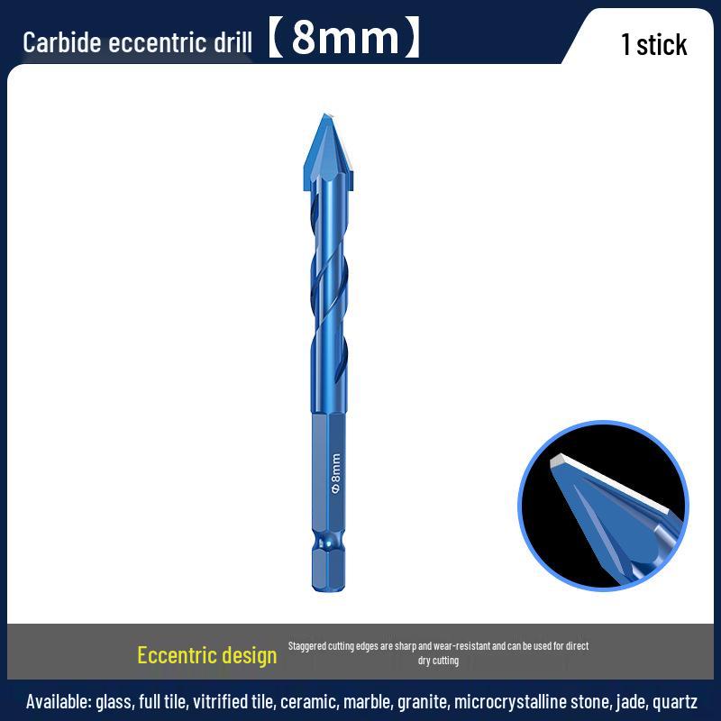 Blue Victory Super Hard Angled Tile and Concrete Drill Bit Set