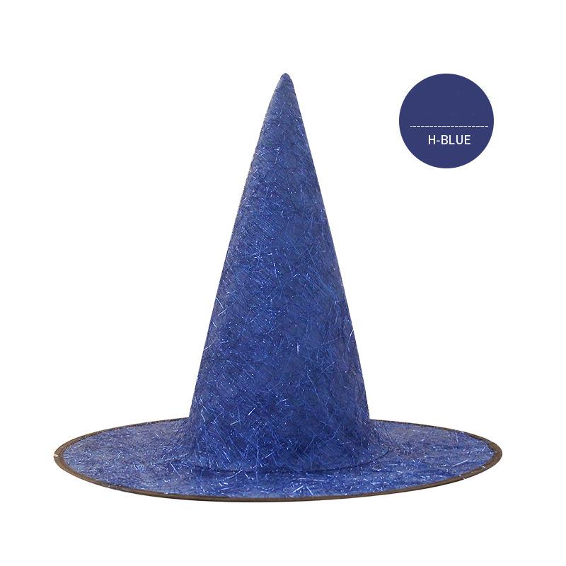 5pcs Halloween Witch Hat Magical Masquerade Carnival Costume School Performance Halloween Decoration Party Hat Wizard Men Women 