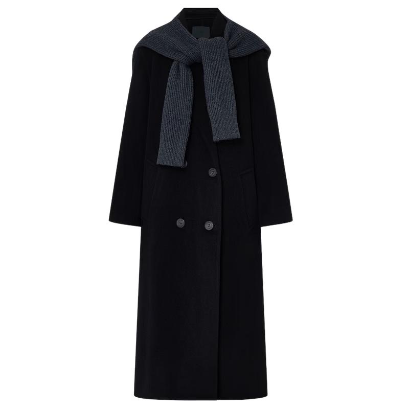 MO&Co. Women's British Style Wool Lapel Coat