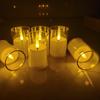 6Pcs Flameless LED Candle Lights Creative Wishing Led Tea Lamp Warm White Halloween Wedding Christmas Decoration Candle Light