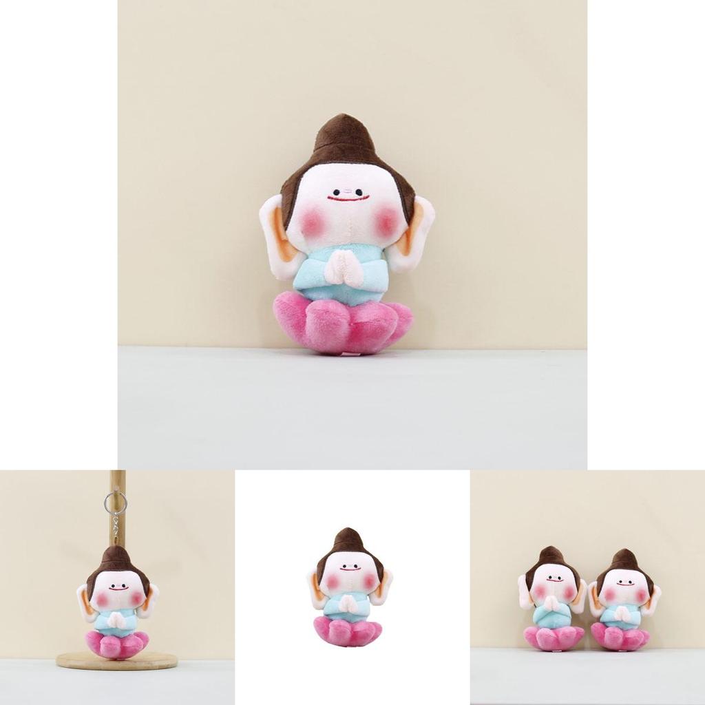 Adorable New Plush Lotus Buddha Keychain Doll Soft Toy With Unique Design And Colors
