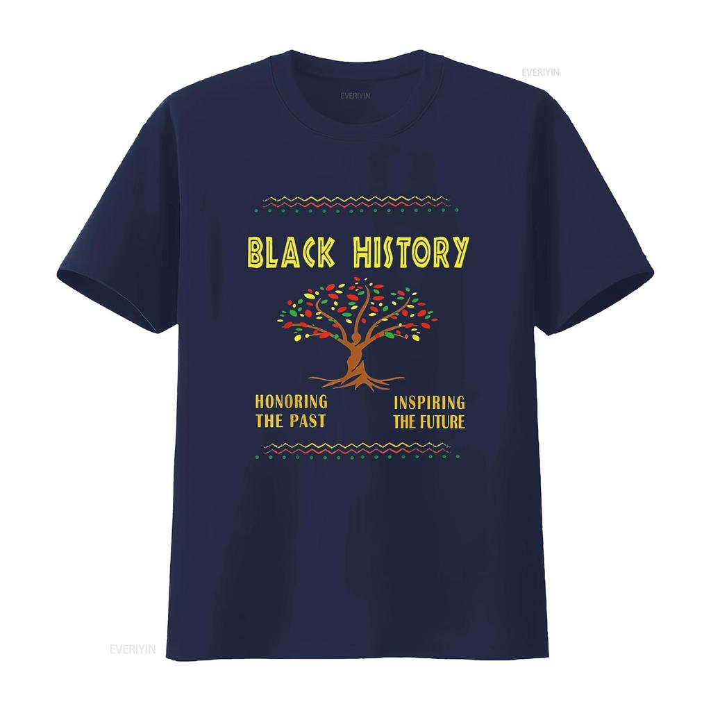 Honoring Past Inspiring Future Black History Month T Shirt vintage Washed Slightly Comfortable Unisex Stylish Breathable