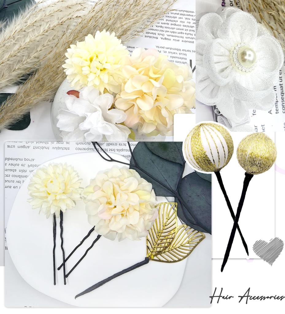 JZOON Hair a Traditional Japanese Style Hair Accessory Featuring Dangling Braided Japanese and Pearlescent Perfect for Entrance Fireworks Photo and