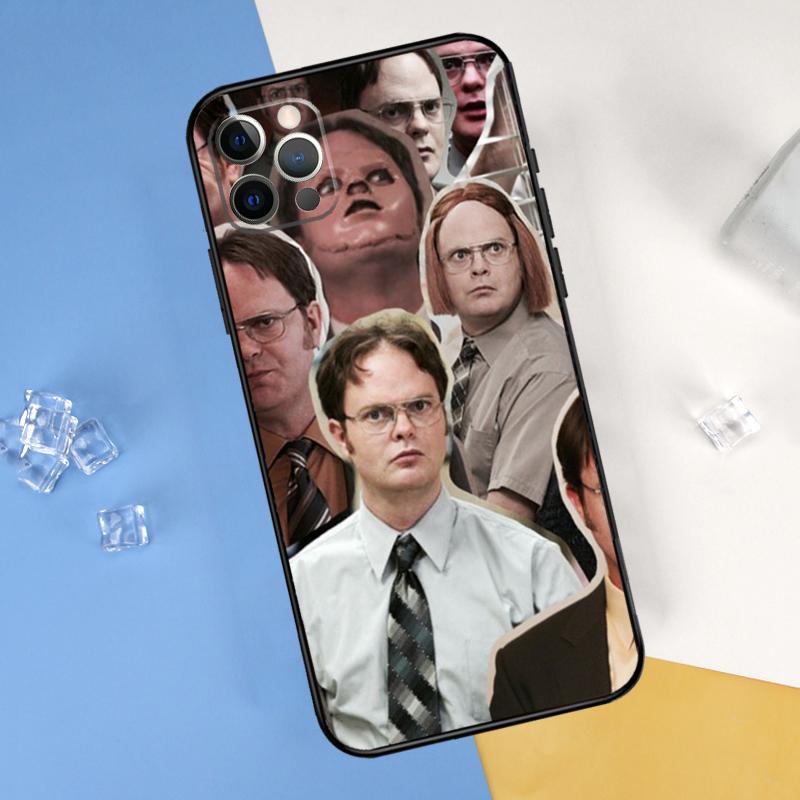 Lazy Scranton The Office Phone Case For iPhone 16 Pro Max 12 13 Mini 11 14 15 Pro Max XR 16 15 Plus 16e Cover Shell