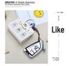 Stylish Mini House Keychain: Platinum Window Coin Purse & Earphone Holder