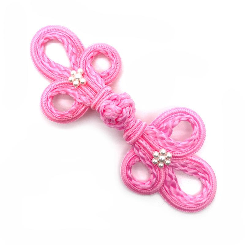 1 Pièce Nœud Chinois Style Chinois Fleur de Prunier DIY Accessoires Vêtements Hanfu Bouton Cheongsam Perle Fait Main