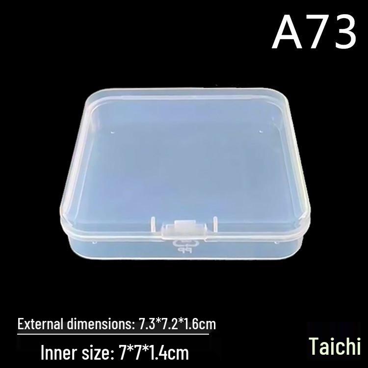 Şeffaf Dikdörtgen PP Plastik Saklama Kutusu, Parça Paketleme İçin Küçük Kare Kap