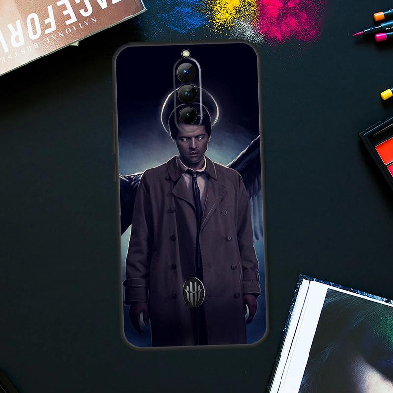 Angel Castiel Supernatural Case For ZTE Nubia Red Magic 9 8 8S Pro Plus RedMagic 6S 7S Pro 6 7 Pro 5S 6R 5G Back Cover