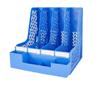 Four-Tier A4 Document Organizer with Pen Holder - Desktop File Holder Tray and Storage Rack