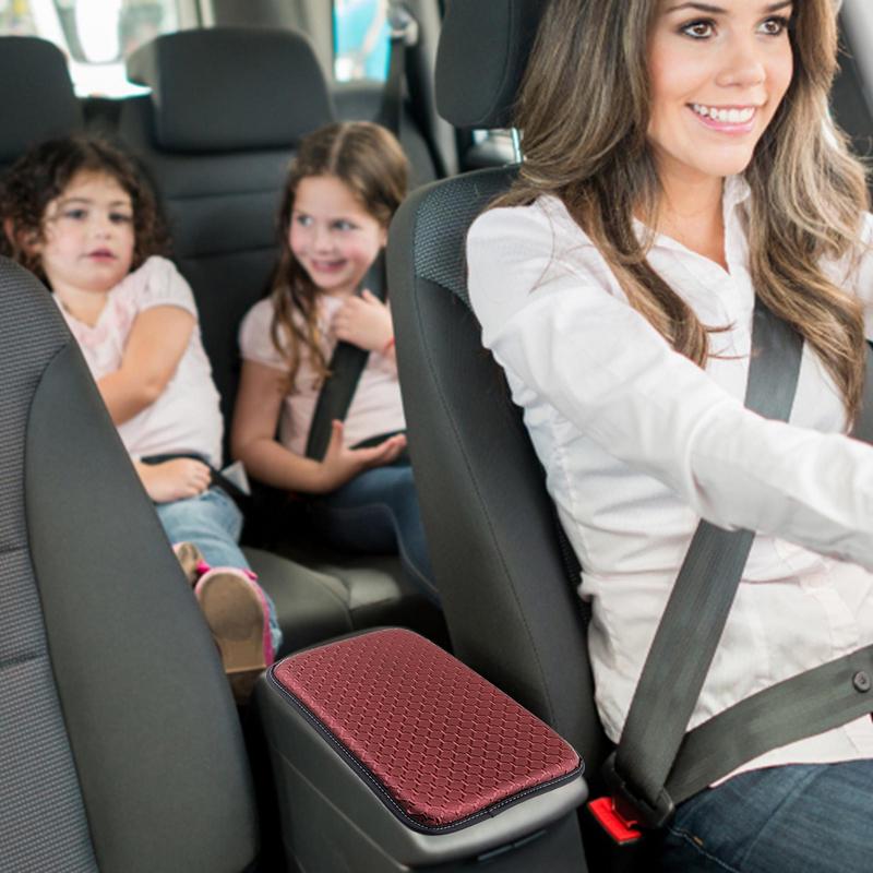 Car Armrest Cushion Center Console Booster Pads Cushion Mat For Arm Rest Waterproof Automotive Armrest Pillow For Truck SUV