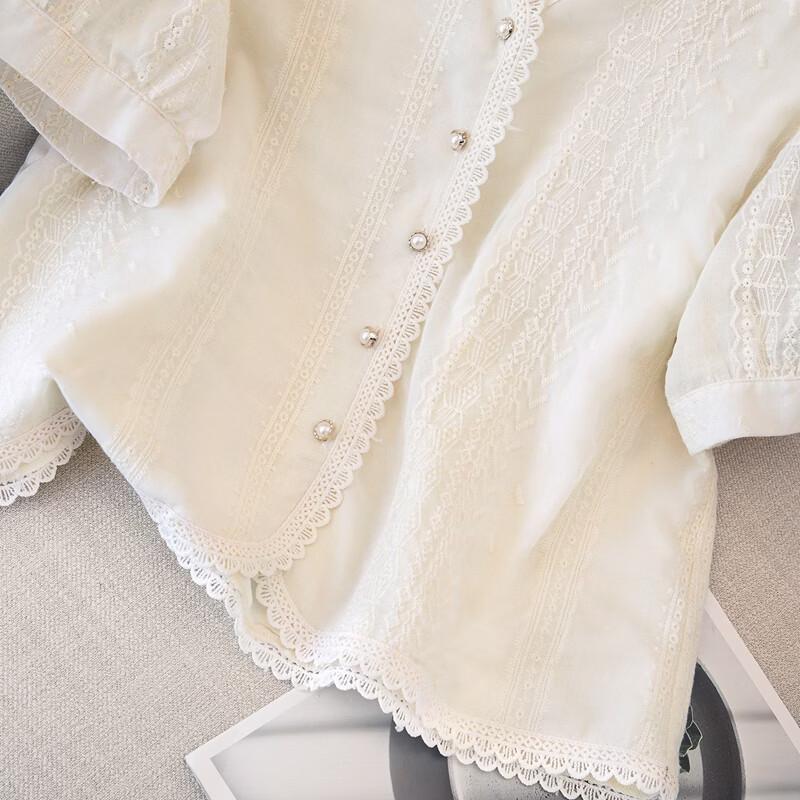 Women's Elegant V-Neck Short Sleeve Blouse