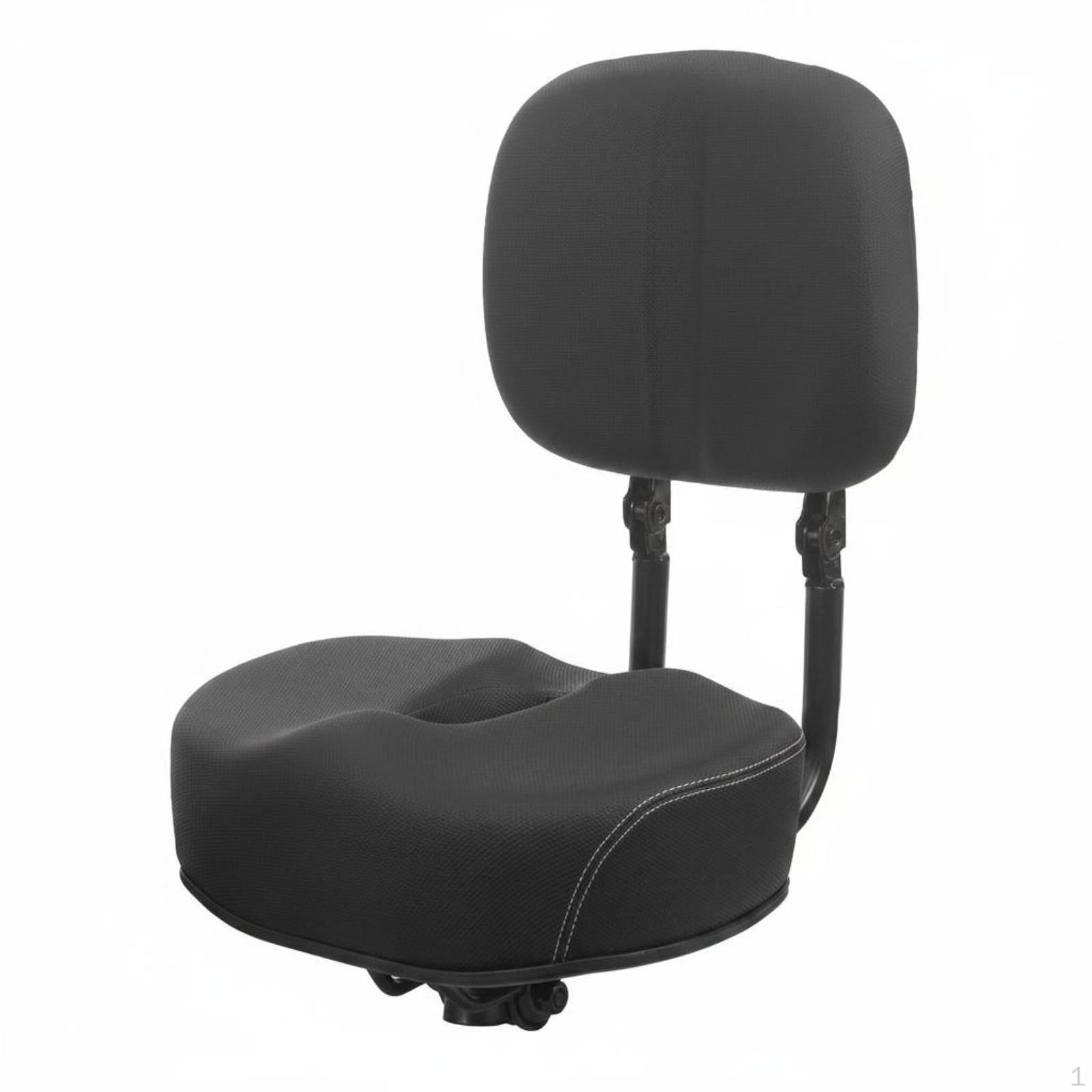 Folding Bike Saddle with Backrest Comfortable