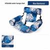 Inflatable Pool Lounge Float with Backrest