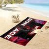 Victor Boniface Print Beach Towel, Large Soft Quick Dry Towel for Beach Camping Swimming