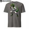 Unisex Softstyle T-Shirt | Martial Arts Dinosaur Graphic Karate Judo Taekwondo
