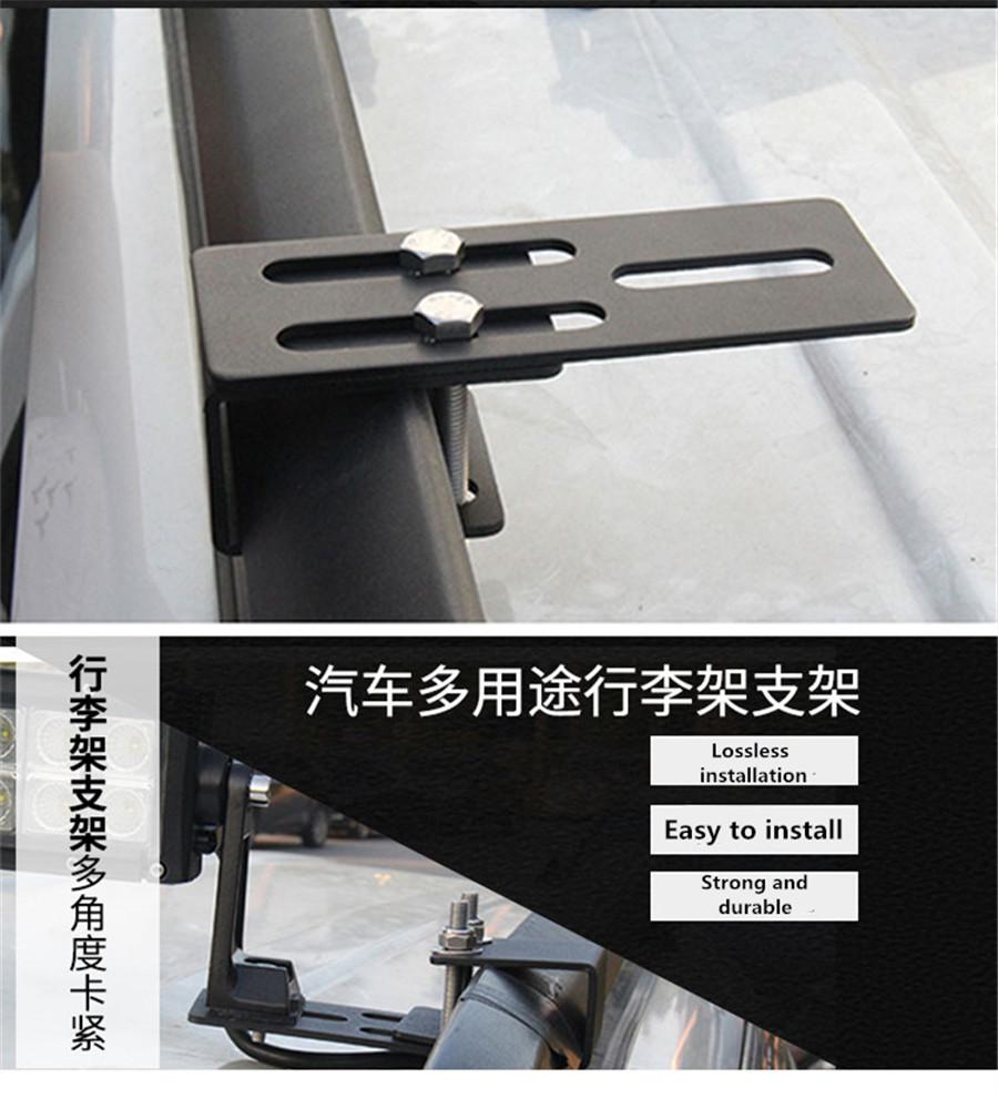 2 Stück Metall Auto Dachträger Lichthalterung Für LED Lichtleiste Arbeitsscheinwerfer 4x4 SUV