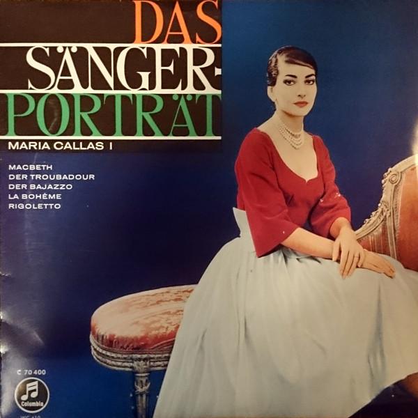 

10inch Record MARIA CALLAS Das Sngerportrt Maria Callas I C70400 Columbia Germany Classical Used