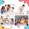 Vibrant Dinosaur Fabric Apron Kitchen Playset For Kids With Essential Accessories Baking