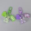 Cartoon Bling Heart Bear Animal Candy Keychain Key Ring For Friend Lovers Cute Creative Bag Car Earphone Box Key Accessories