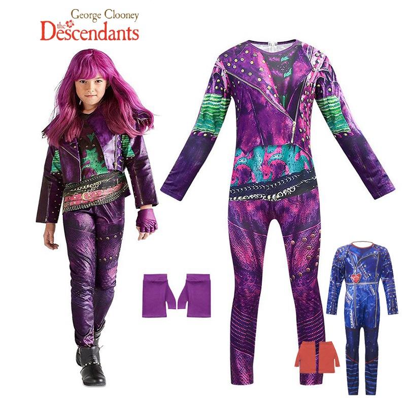 Descendants 3 Mal And Audrey Cosplay Costume For Kids Perfect For Halloween Parties
