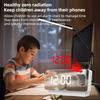 Projection Alarm Clock, LED Digital Clock with Ceiling Wall Projection, Rechargeable Bedside Clock with Snooze, Time & Temperatu
