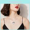Halloween Ghost Pendant Necklace With Zinc Alloy Material For Holiday Accessory