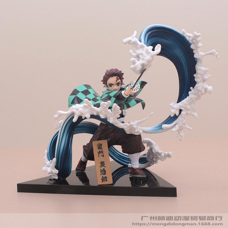 

Demon Slayer Tanjiro Kamado And Rengoku Kyoujurou Action Figure Water Breathing Scene Collectible Statue Model For Anime Fans Poseable Articulated