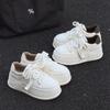 Leather Velvet Little White Shoes Winter New Muffin Thick Baseplate Shoes Women's Round Head Lace-up Casual Sports Shoes