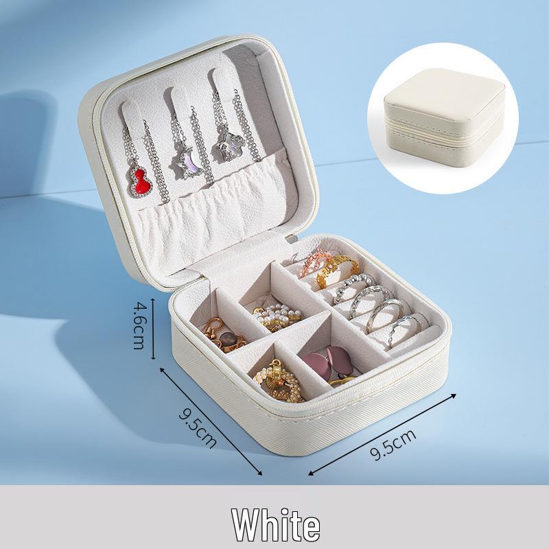 Compact Multifunctional Jewelry Box for Travel & Bedroom