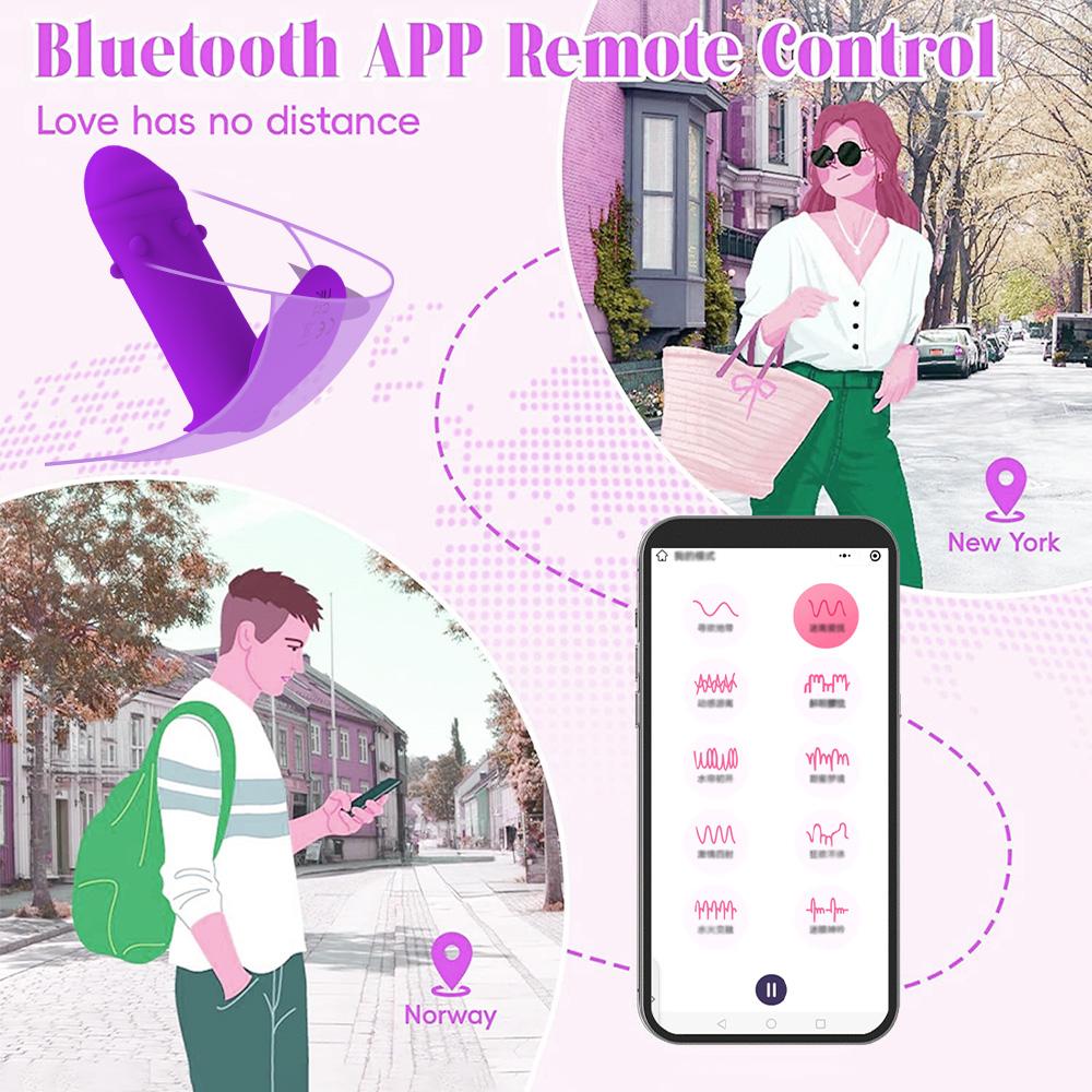 APP Control Vibrator for Women Wearable Panty Dildo G Spot Clit Stimulate Adult Sex Toys Couples Vibration Massager Machine