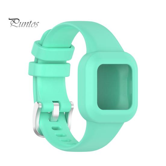 Silicone Watch Band One-piece Soft Wrist Bracelet Strap Watchband for Garmin Fit JR3/Vivofit Jr.3