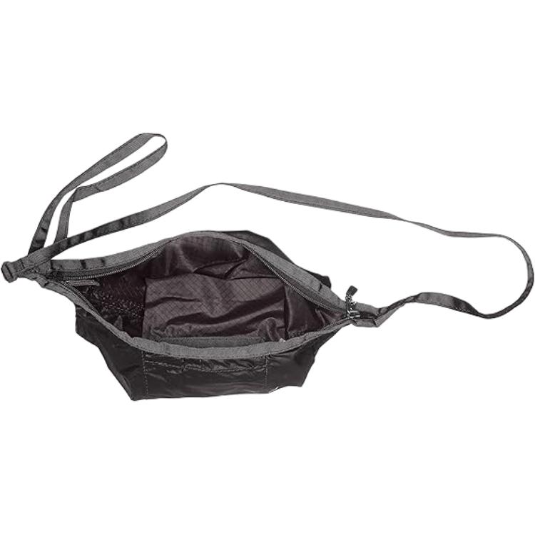 MONTBELL 0.7L MONO Lightweight Trendy Casual Zipper Closure Small Shoulder Bag Crossbody Bag Outdoor Bag Nylon Black Unisex Same Couple Style