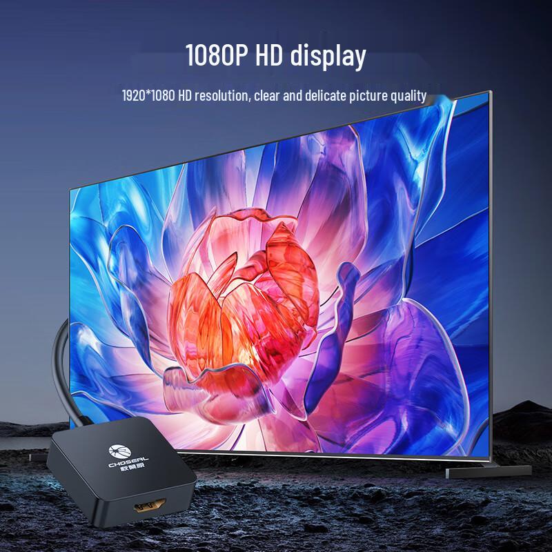 CHOSEAL Mini DisplayPort To DVI Converter