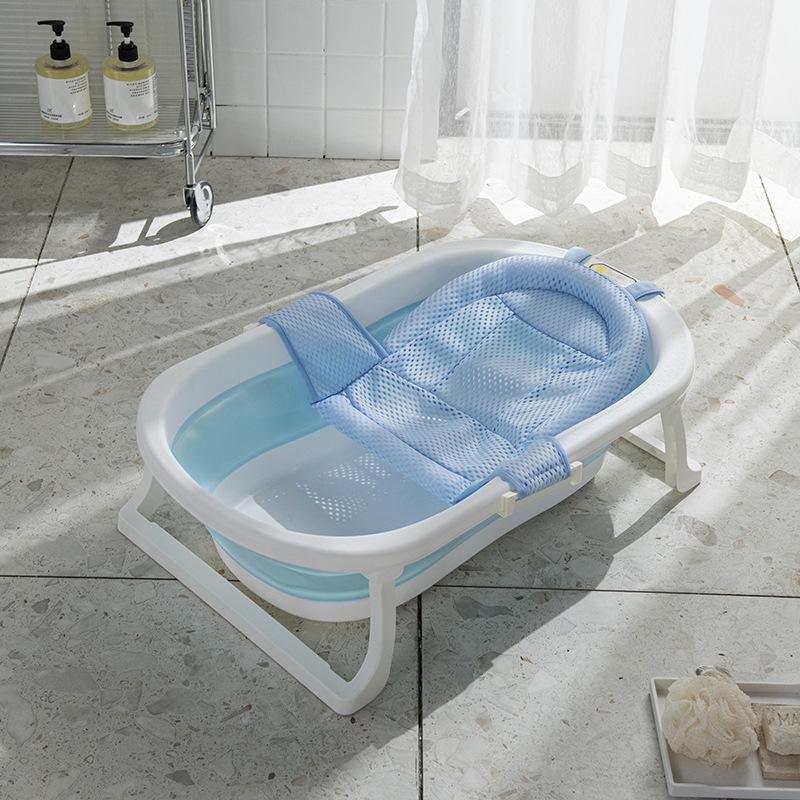 Folding Temperature-Sensitive Baby Bathtub: Large Size for Infants, Newborns, and Toddlers