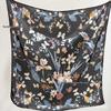 Korean Women's 70cm Silk Satin Square Scarf - Printed Spring/Summer Sun Protection Shawl