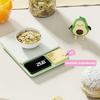 Báscula de Cocina Eléctrica 0.1G/5Kg Alta Precisión Pantalla LCD Mini Portátil Multifuncional Cocina Horneado Café Té Peso Alimentos Báscula Digital