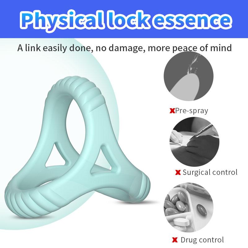 Premium Cock Ring Set–Adjustable Penis Ring, Chastity Cage & Scrotum Stretcher for Men  Bondage&Delayed Ejaculation Sex Toys