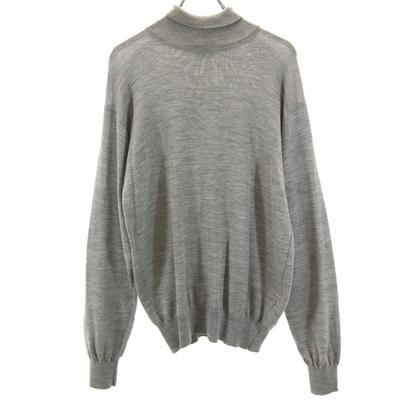 Y's for men anii '90 Fabricat în Japonia Pulover vechi cu gât înalt cu mâneci lungi gri Bărbați Folosit