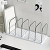 PP Material Desktop Bookshelf | Non-Slip Base  Modern Minimalist Office Desk Organizer Shelf  |  Study Table Storage Rack