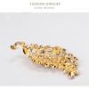 Extra Large Peacock Brooch with Colorful Crystal Rhinestones, Peacock Brooch Jewelry, Brooch Accessories, 1PCS Birthday Gift