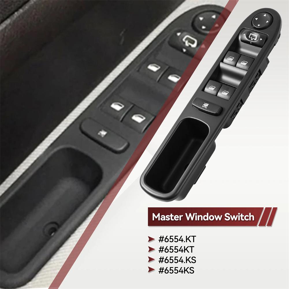 Car Replacement Part Electric Window Switch 307CC Window Control Panel Window Control Front Left Window Black Plastic Material China Mainland