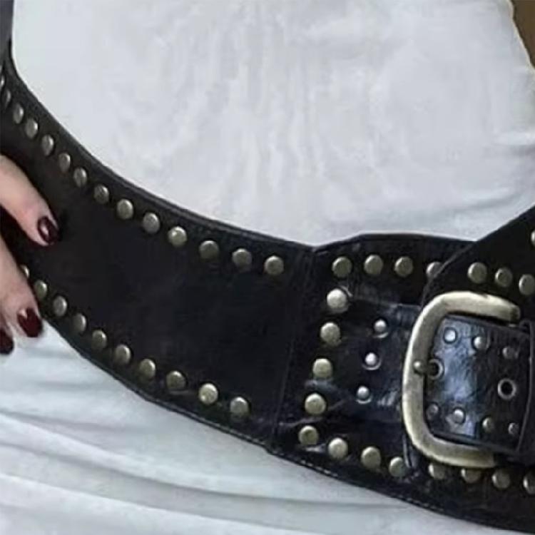 Teens Waist Belt Jeans Adjust Length Belt for Nightclub Casual Jeans Decors