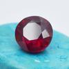 14,95 karátu přírodní červený rubín CERTIFIKOVANÝ kulatý tvar volný drahokam AR-3817-Sa