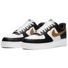 New Nike Air Force 1 Low Black White Metallic Gold CZ9189-001