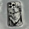 Hot Anime Black Attack On Titan Phone Case For iPhone 17 16e 16 15 14 13 12 11mini Pro Max X XR XSMAX 8 7 Air Plus Soft Cover