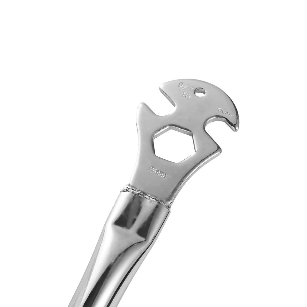 Parts Anti-Skid Long Handle Bicycle Pedal Wrench Bicycle Spanner Install Spanner Repair Tool