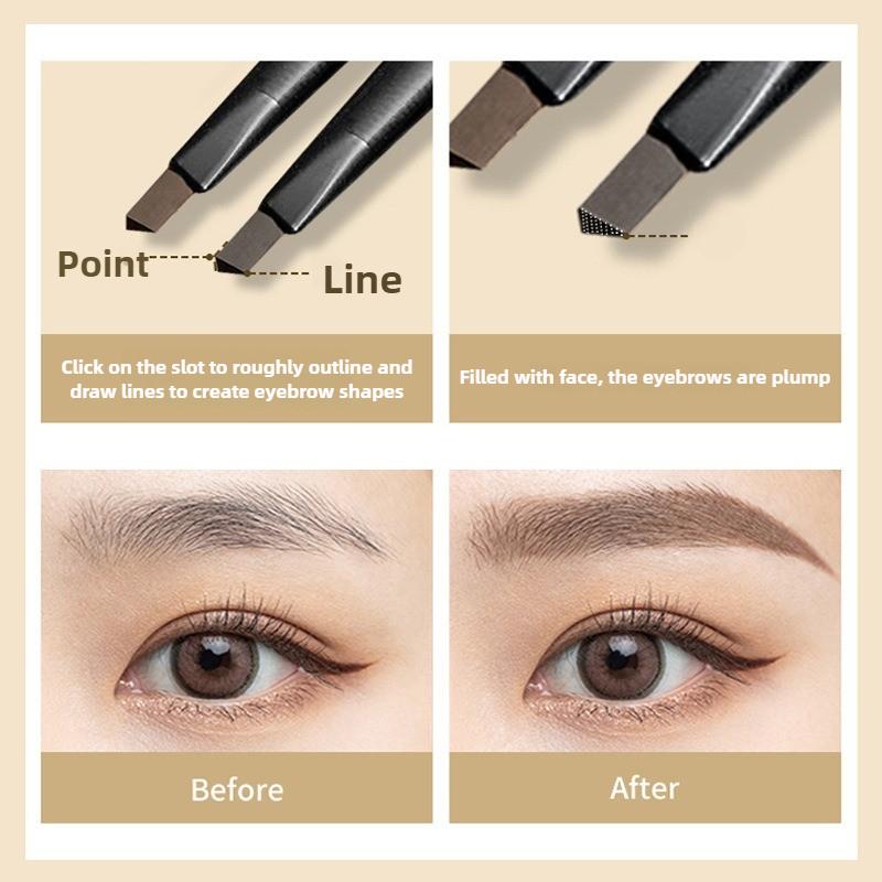 Small Gold Bar Eyebrow Pencil Extremely Fine Waterproof Sweat Lasting Non-fading Super Fine Tip