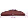 Maty Na Schody 30 Szt. Czerwone 56X17X3 Cm