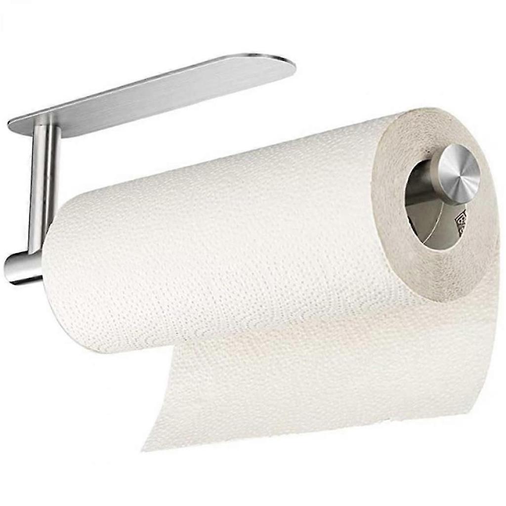 Toilet Paper Holder Stainless Steel Bathroom Accessories Kitchen Roll Paper Holder Paper Holder | Document Holder (silver)